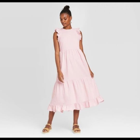 NEW Universal Thread Lilac Tiered Dress - Picture 1 of 8